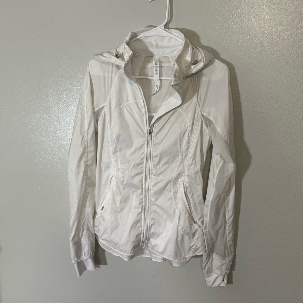 Lululemon Athletica White Jacket Size 4